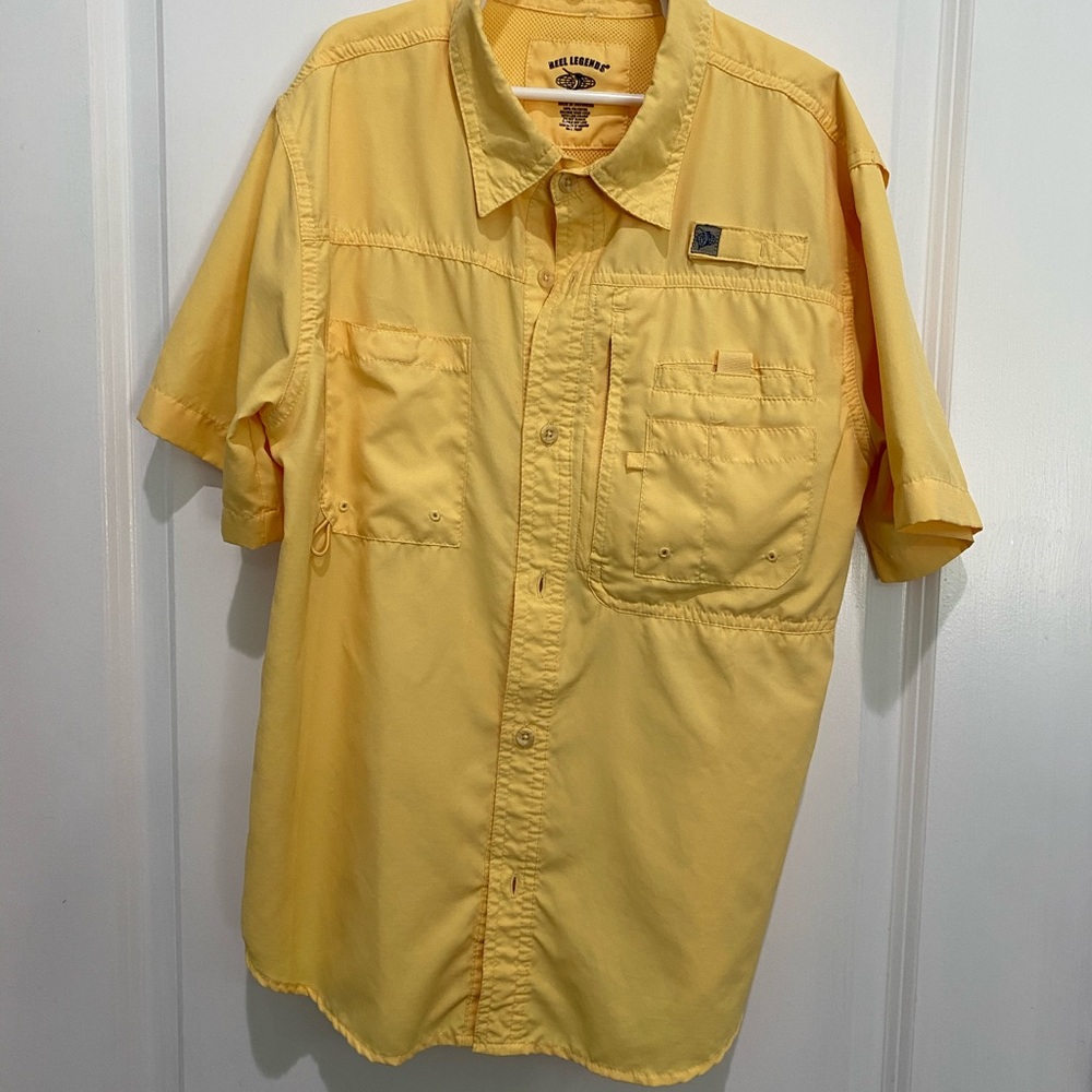 Reel Legends Vented Fishing Shirt, Sz L